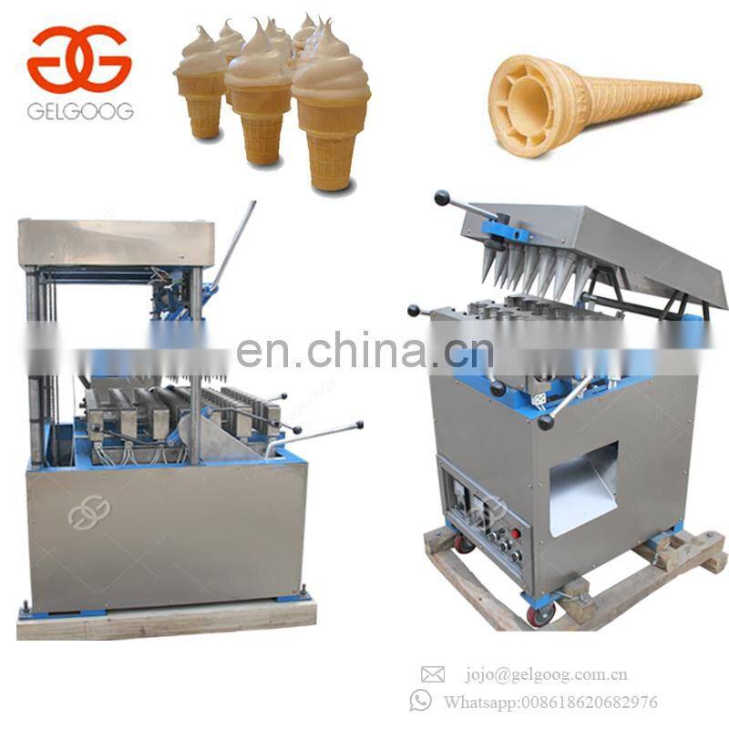 Commercial Ice Cream Snow Cone Making Production Line Price Pizza Cone Maker Machine