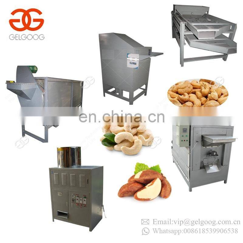 Automatic Cashew Roasting Peeling Processing Line Cashew Nut Machine