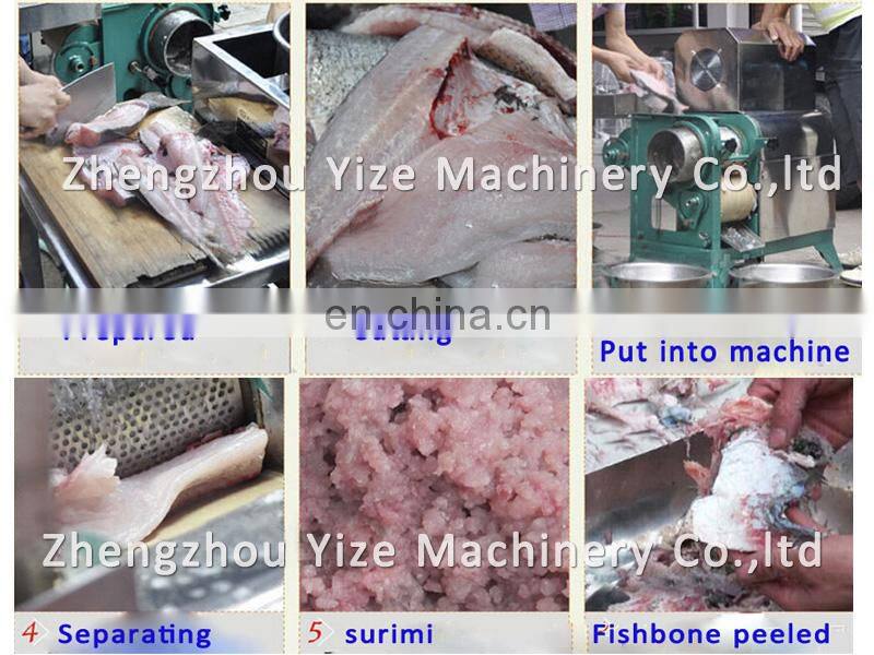 Fish deboner / fish bone removing machine