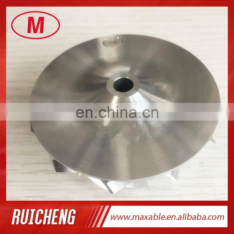 RHF5HB 46.50/59.94mm 11+0 blades high performance Turbocharger Billet/milling/aluminum 2618 compressor wheel for VF30/VF3