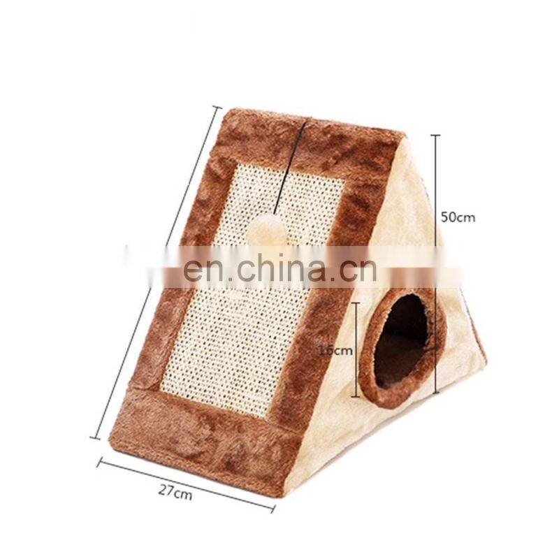 Hot Sale Eco Friendly Multi-functional House Fleece Bedding Products Pet Bed Cat Nest