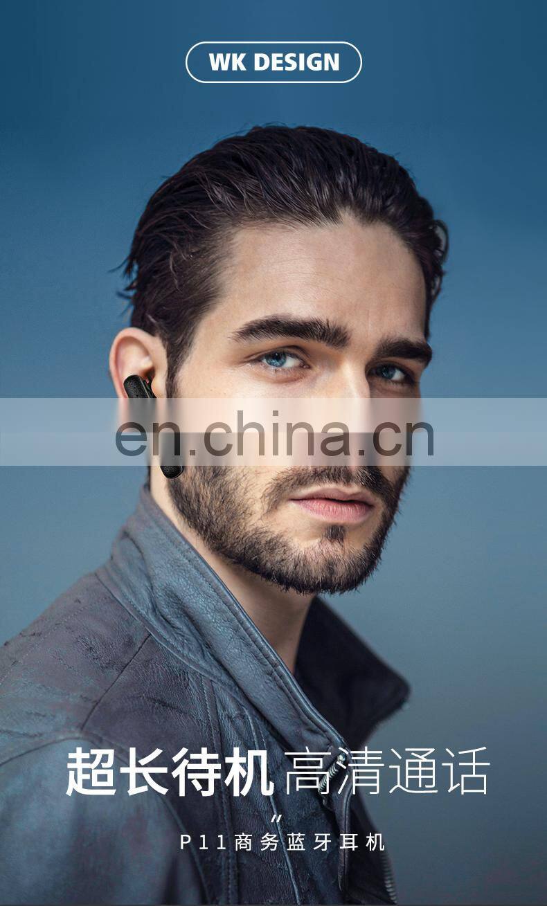 Commercial Single Earbud Wireless Communication and In-Ear Style Bluetooth V4.2 Earphone 110mAh