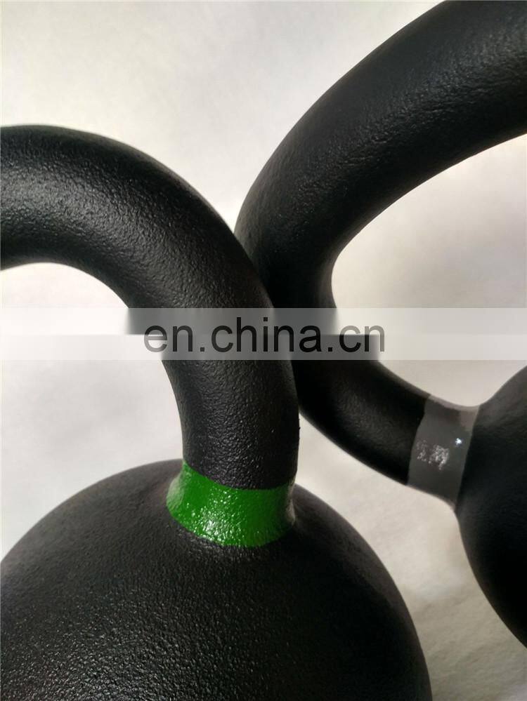 Wholesale Black Powder Coated Cross fitness Kettlebells