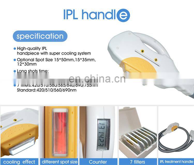 High quality comfortable 2 in 1multifuncional elight underarm whitening 808nm lumenis diode laser hair removal machine