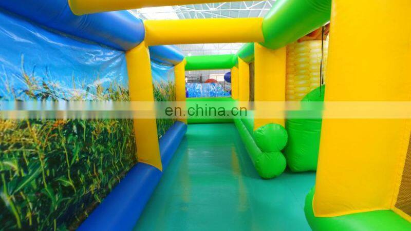 Outdoor Indoor Inflatables Challenge Game Inflatable Corn Maze Obstacle Course For Sale