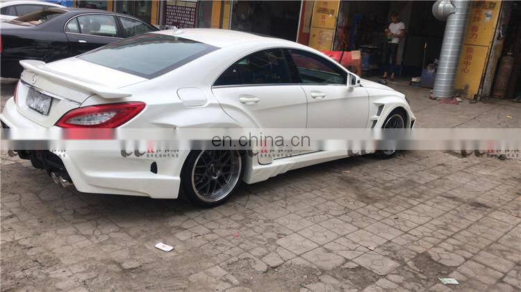 Perfect fitment VTT style wide body kit for Mercedes Benz cls class w218 front bumper rear bumper side skirts fender  spoiler