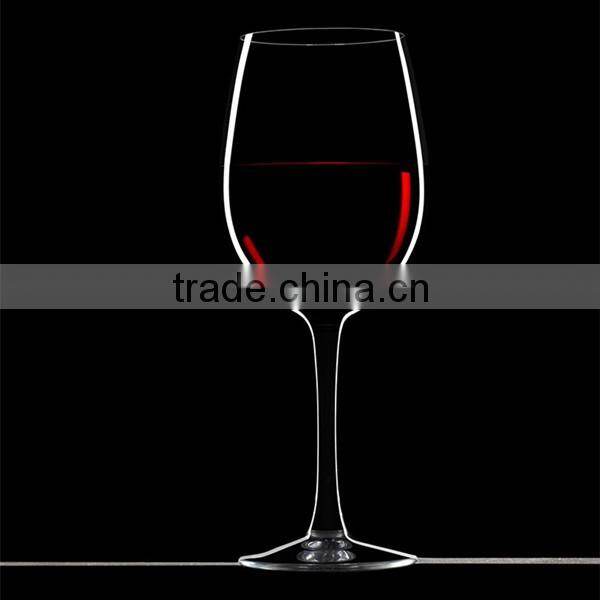 Handmade mouth blown transparent wine glass wholesale glassware