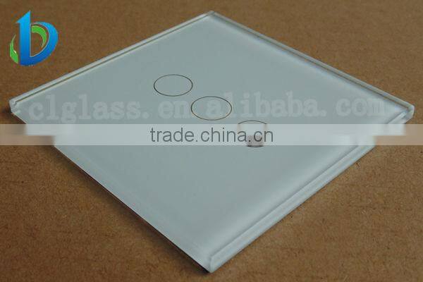 switch transparent glassglass touch panel dimmer light switch