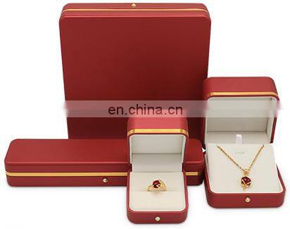 High quality Fashion Custom Logo Red Color Drawer Ring Box Jewelry Box