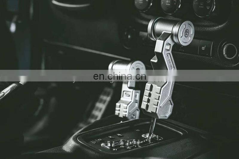 Furyengraver gear lever kits car shift knob handle for Jeep wrangler JK 2007+ shifter  4x4 accessories