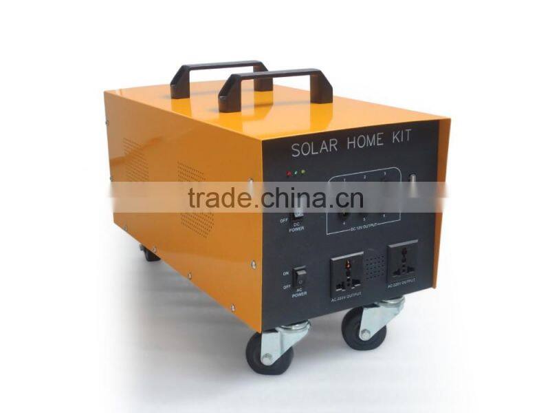 Made In China 100 watt portable solar system for home With Phone Charge