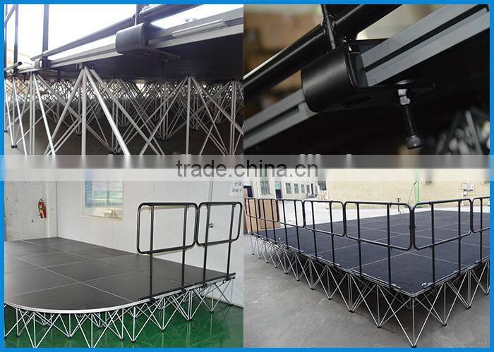 ACS Mobile Folding Stage, Aluminum Stage Platform, Modular Stage for sale
