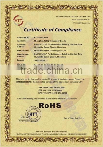 Emergence 2in 1 power bank car Jump Start with LED light