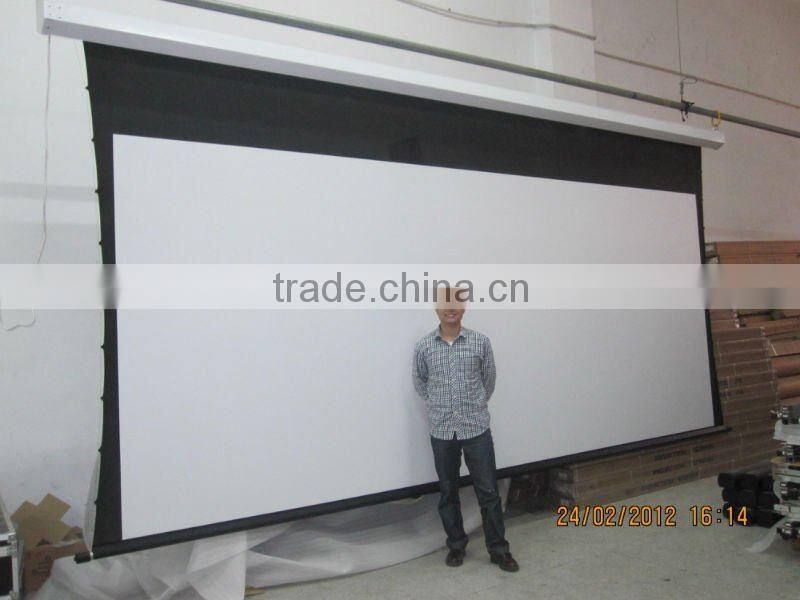 Wedding ceremony motorized screen