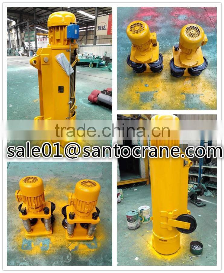 High Speed CD1 Model electric hoist 12 volt with Electric Trolley