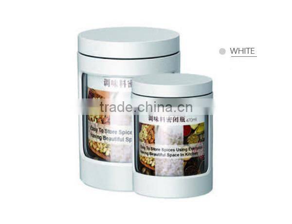 Glass spice jar /spice bottle/seasoning pot with window