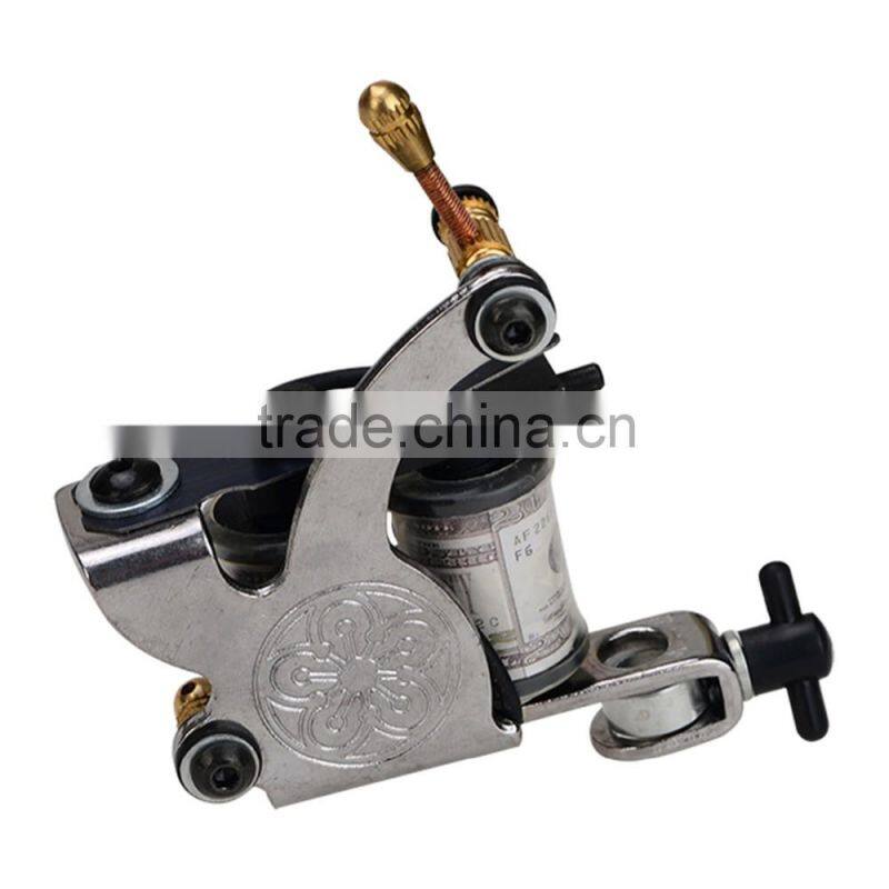 2016 Professional Tattoo Gift Kit Tattoo Machine + Power Supply + Pedal + Needle + Accessories Bag ect