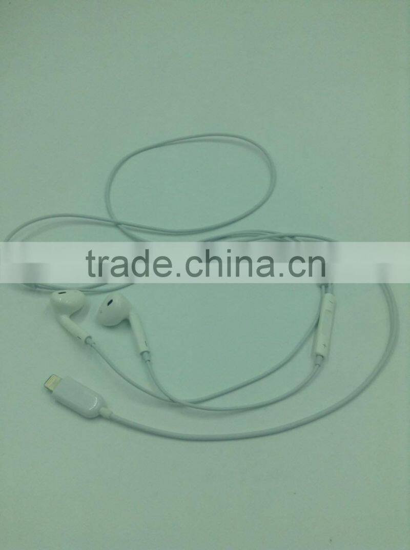 Best quality stereo Earphone noise canceling in-ear Phones With voice control for iPhone 7