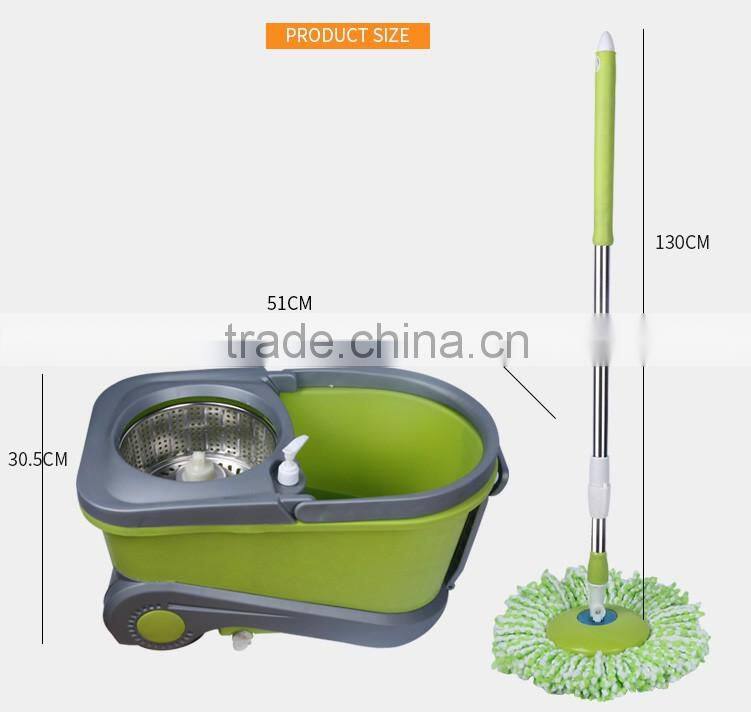 Wholesale 360 spin tornado mop with big wheel