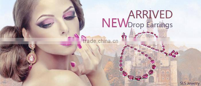 Fashion accessories micro pave CZ jewelry earrings silver wedding jewelry