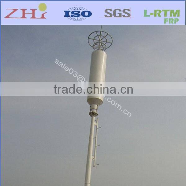 Decorative Fiberglass Base Staion Antenna Cover