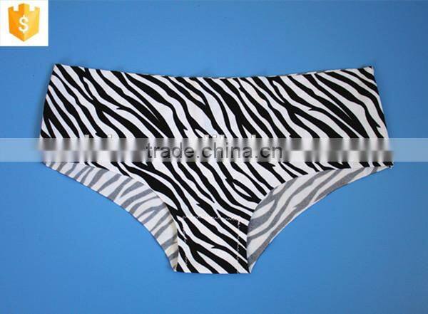 Fashion leopard print laser cut panties,one piece sexy lady underwear