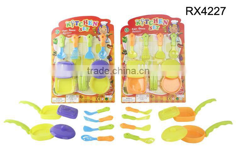 Kids cooking utensils toys kitchen play set