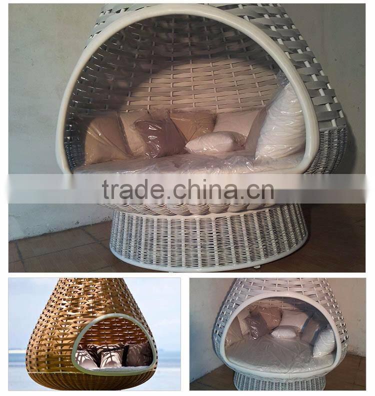 Swing Hanging Chair Patio Bed Adult Rattan Bamboo Nest Outdoor Garden Swing