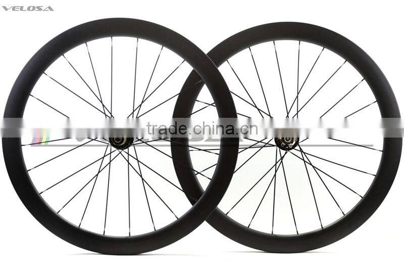 hot saling road bike 50mm disc 25mm wide clincher wheel,disc braking wheel 700C wheels