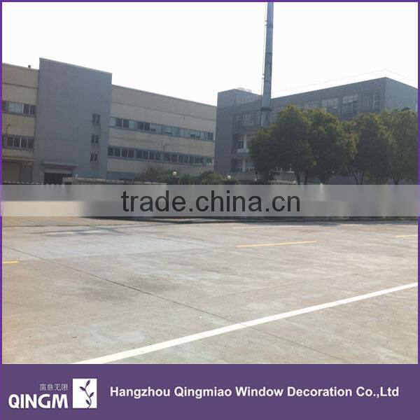 2016 QINGM premium designs zebra blind with dim out sheer roller blind vertical curtain blind