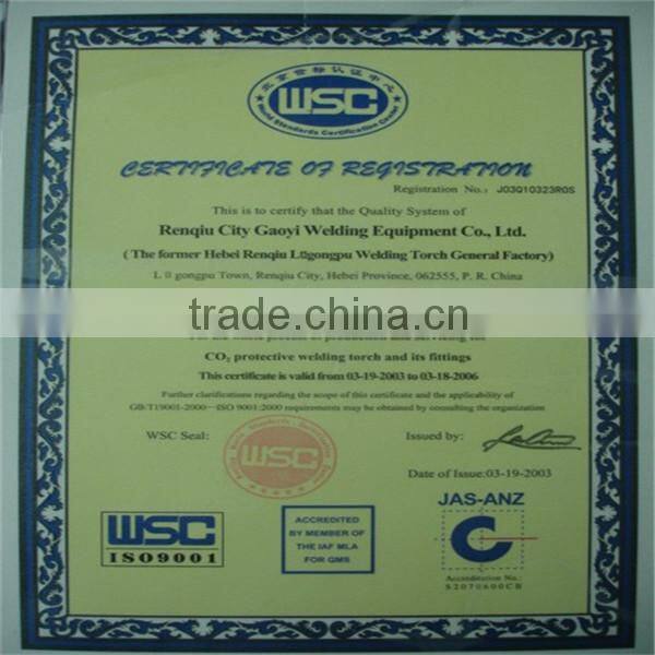 Hot sale high quality MB type 501D water cooled MIG/MAG welding torch