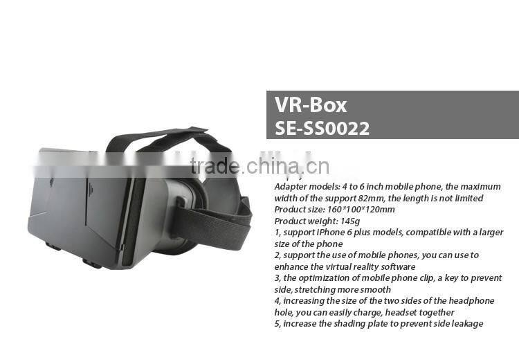 3D VR glasses for mobile phone enjoy home theater any time