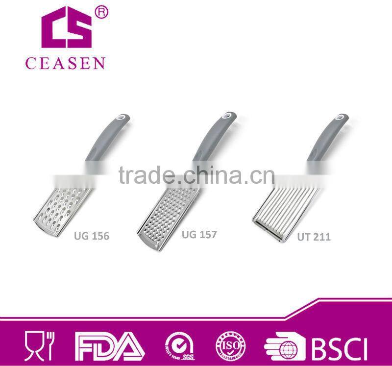 New Design Stainless Steel Flat Grater with PP handle
