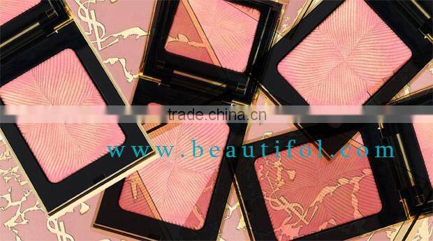 Natural blush.Puzzle color blush pallet, with brush, mineral powder blush, Mixed color pressed blush