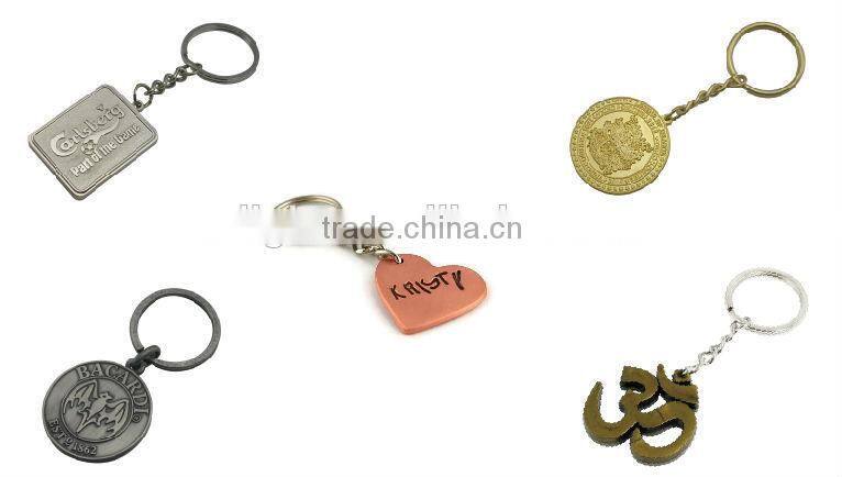 Hot Selling Custom Made Souvenir Customized Guitar Metal Keychain