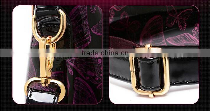 Fashion Lady Patent Leather shoulder bags handbag