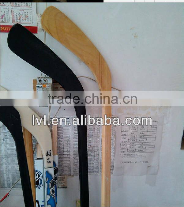 Glass fiber combi ABS Blade Full Birch wooden ice hockey sticks( wooden stick + glass fiber reinforced plastic blade (ABS) Blade