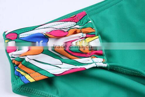 Produce floral printing women swimming wear