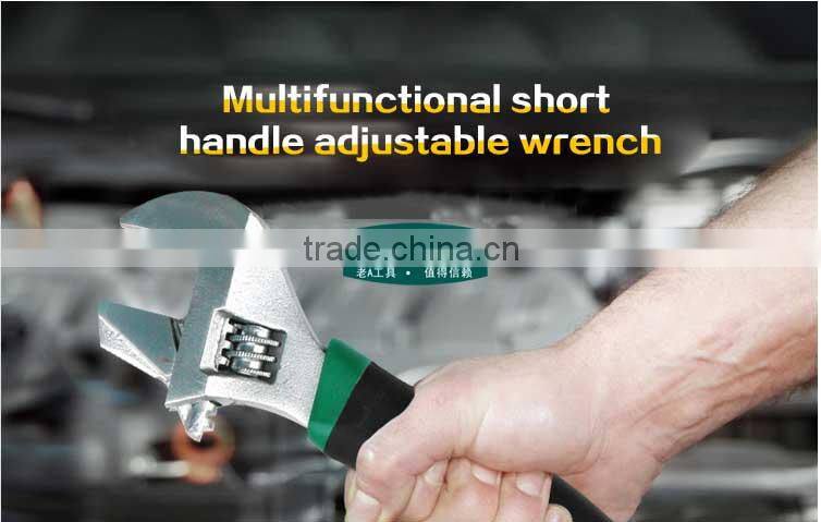 LAOA 6InchMini Wrench Monkey Wrench Household With Scale Adjustable Spanner Hardware Tools
