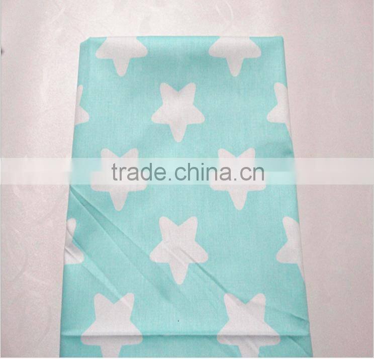 100% cotton star Design multicolour printed & dyed fabric of hometextile