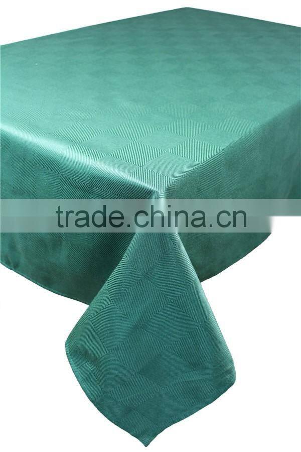 Hot Sale Poly/Cotton New Design Jacquard Banquet Tablecloth