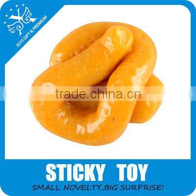 Sticky toy tpr squishy dog shit cheap shit promotional gift and toys