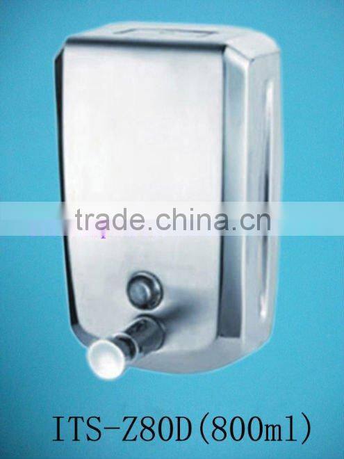 Stainless steel soap and shampoo dispensers
