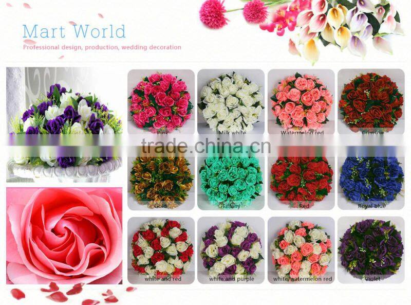 2016 artificial flower for wedding artificial flower Decorative rose bouquet for home,hotel,party,wedding decoration(MFL-001)