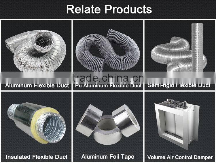 High quality plastic air conditioner hot air pvc flexible duct