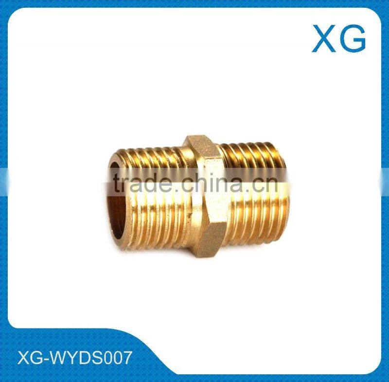 stainless steel screwed hex male nipples/NPT thread Stainless Steel Hexagon Nipple