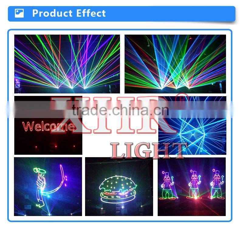 Programmable laser projector,3w rgb club laser lights