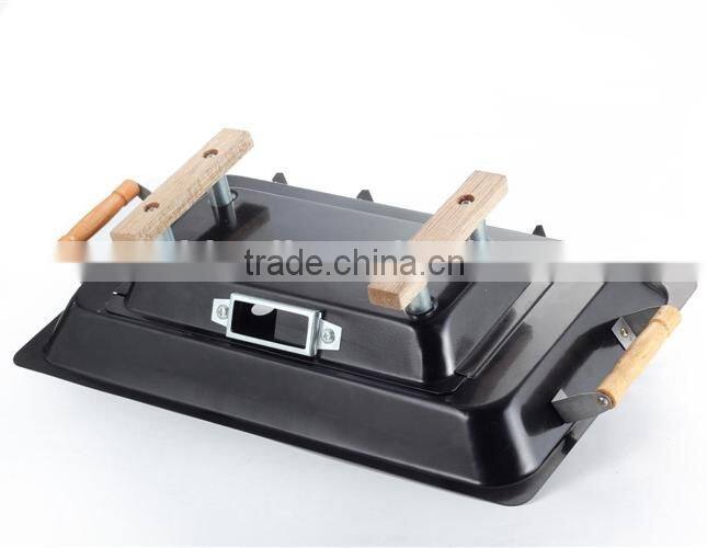 Fashion folding portable charcoal hanging bbq grill