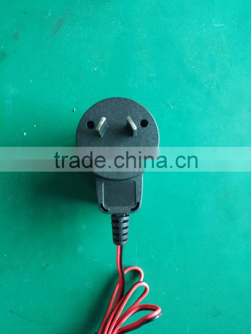 AU Wall Mount AC DC Power Adapter 1.7 V 300mA Single Output 2 Pin with UL C-TICK GS CE FCC ROHS