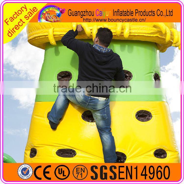 Monkey house inflatable rock climbing wall with low price